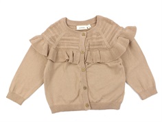 Lil Atelier nougat ruffle cardigan